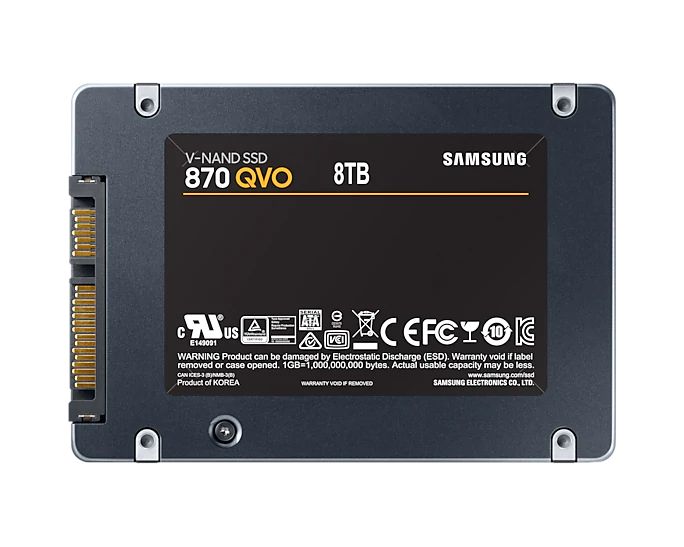 Жесткий диск SSD 8Tb Samsung 870 QVO (MZ-77Q8T0BW)