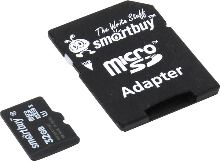 Карта памяти 32Gb Smart Buy SB32GBSDCL10-01 Class 10 SD adapter