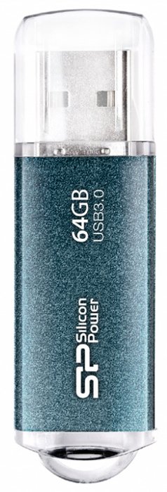Usb flash disk 64Gb Silicon Power Marvel M01 (SP064GBUF3M01V1B) Blue