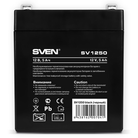 Аккумулятор для ИБП 5Ah Sven SV1250
