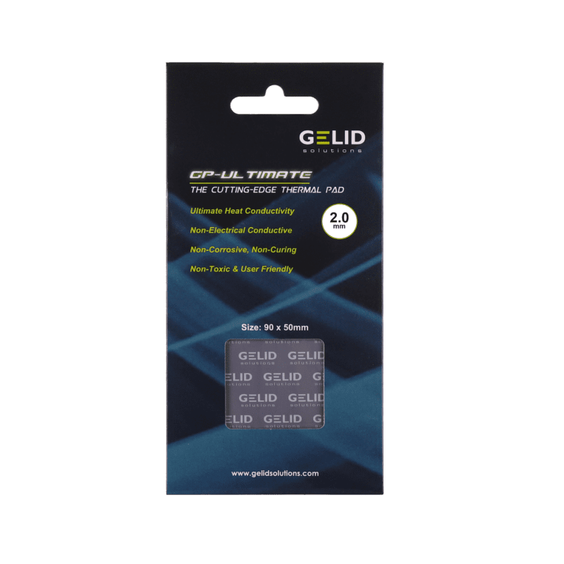 Термопрокладка GELID GP-Ultimate TP-VP04-D (90x50x2мм, 15 Вт/мК, 2шт)