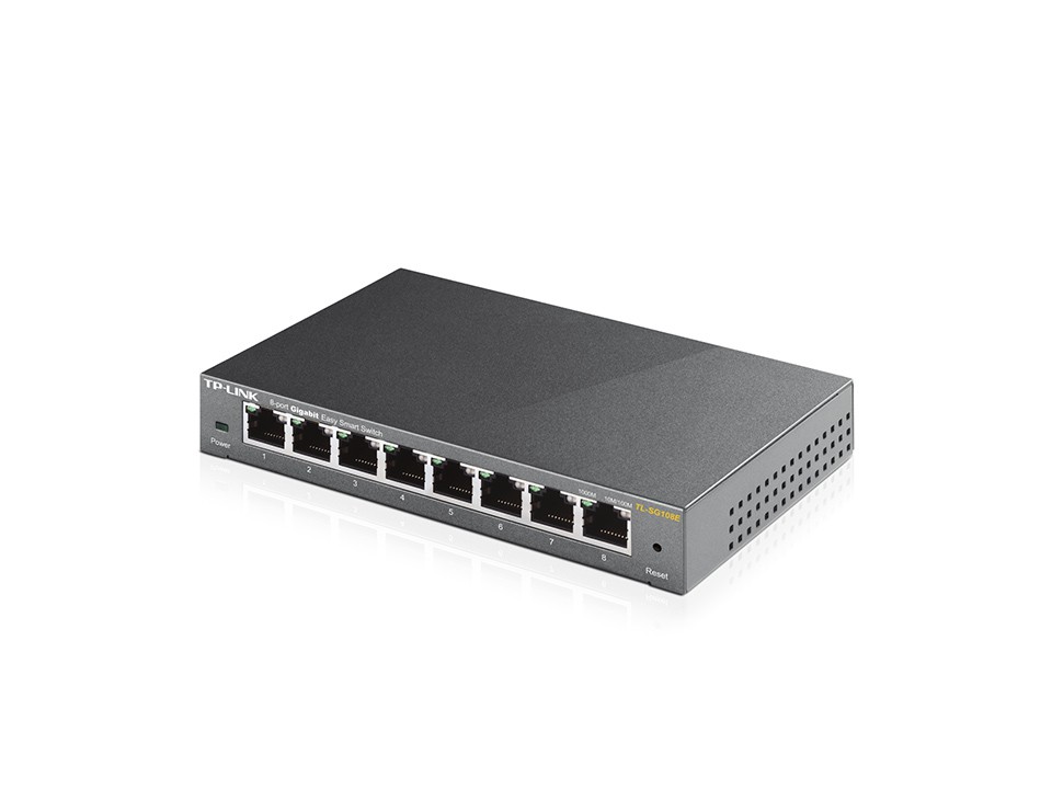Коммутатор TP-Link TL-SG108E (8xLAN 10/100/1000Mbit/s, Smart)