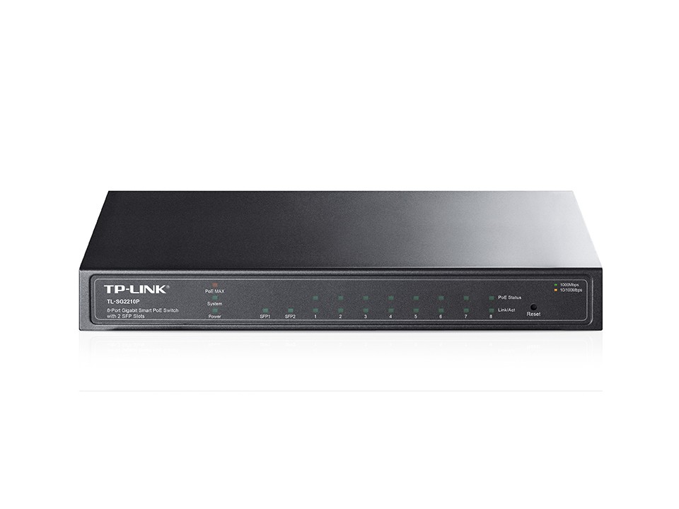  TP-Link TL-SG2210P (8xLAN 10/100/1000Mbit/s PoE + 2xSFP)