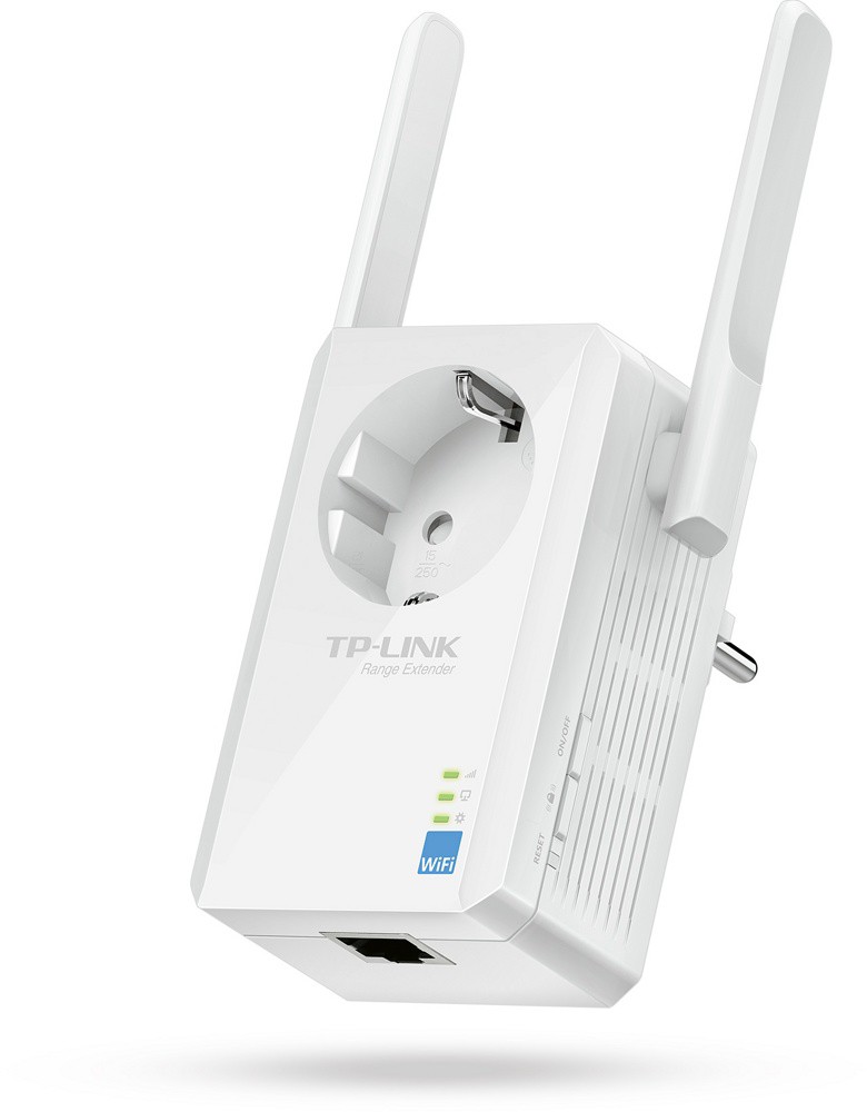 Репитер WiFi TP-LINK TL-WA860RE (300Mbit/s, LAN, сквозная розетка)