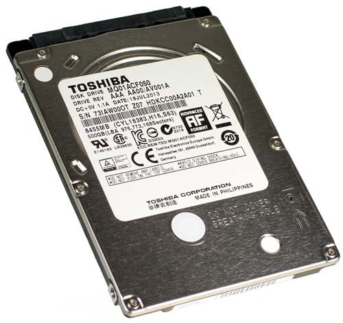 Жесткий диск 500Gb Toshiba MQ01ACF050 SATA-3 7200rpm 16Mb