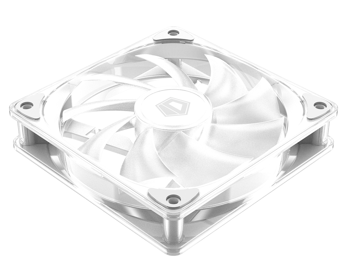 Вентилятор ID-Cooling Crystal 120 White ARGB