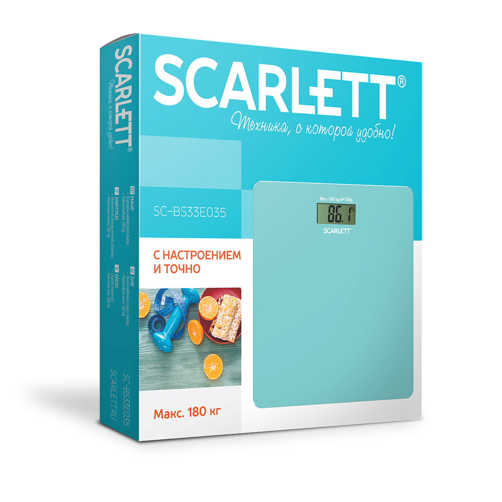 Весы напольные Scarlett SC-BS33E035