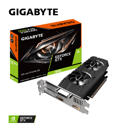 Видеокарта Gigabyte GTX 1650 D5 Low Profile 4G (GV-N1650D5-4GL)