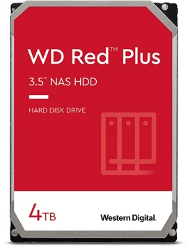 Жесткий диск 4Tb Western Digital Red Plus (WD40EFZX)