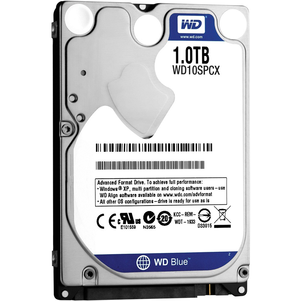 Жесткий диск 1Tb Western Digital Blue (WD10SPCX) SATA-6Gb/s, 5400rpm, 16Mb