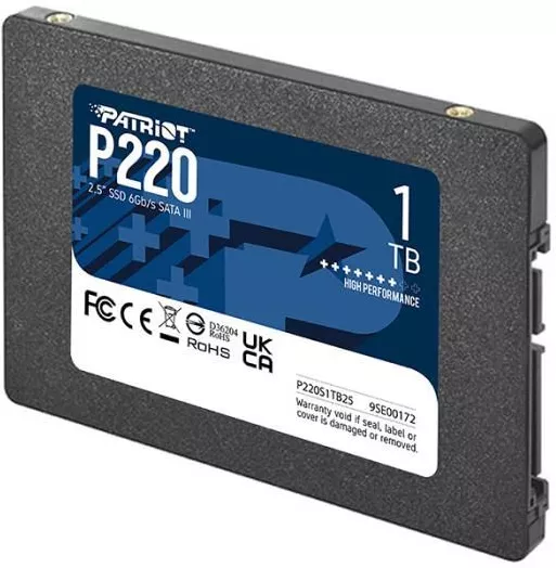 Жесткий диск SSD 1Tb Patriot P220 (P220S1TB25)