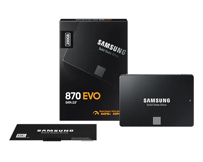 Жесткий диск SSD 250Gb Samsung 870 EVO MZ-77E250B/EU