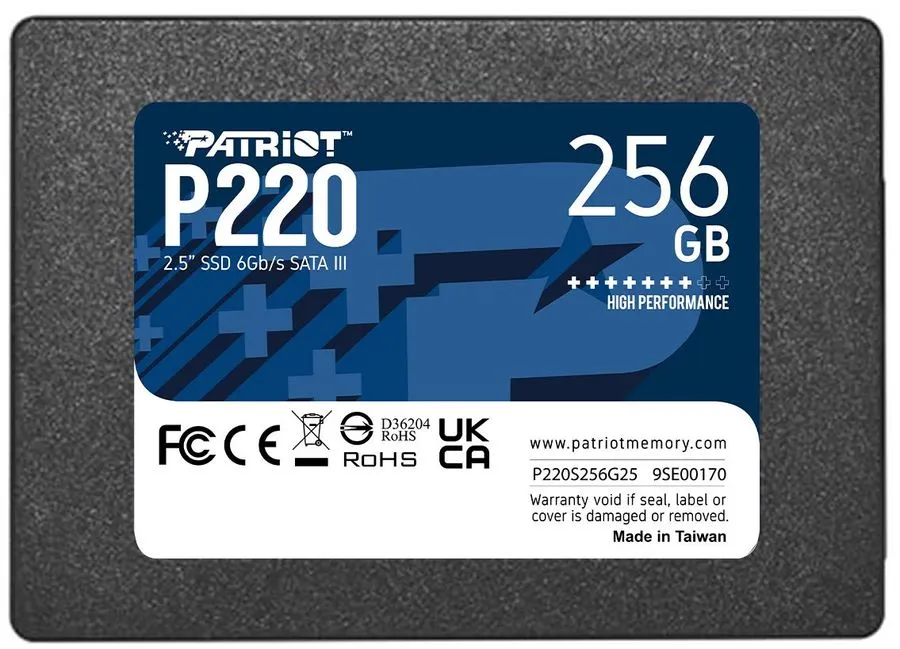 Жесткий диск SSD 256Gb Patriot P220 (P220S256G25)