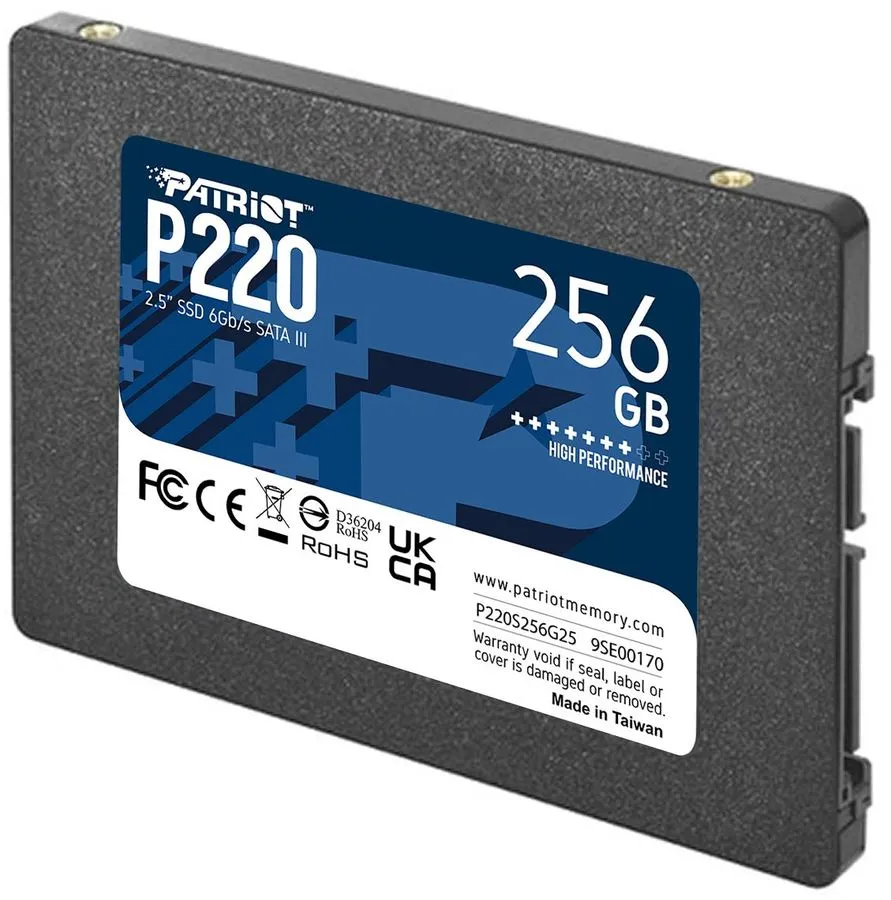 Жесткий диск SSD 256Gb Patriot P220 (P220S256G25)