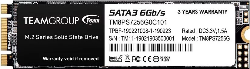   SSD 256Gb Team MS30 (TM8PS7256G0C101)
