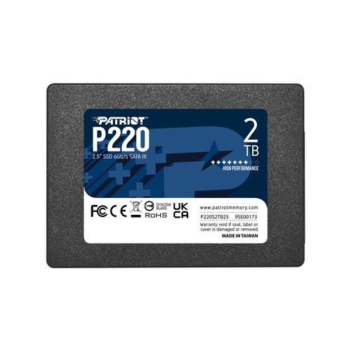 Жесткий диск SSD 2Tb Patriot P220 (P220S2TB25)