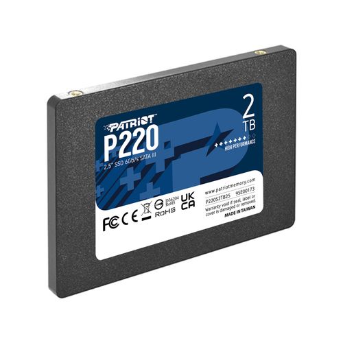 Жесткий диск SSD 2Tb Patriot P220 (P220S2TB25)