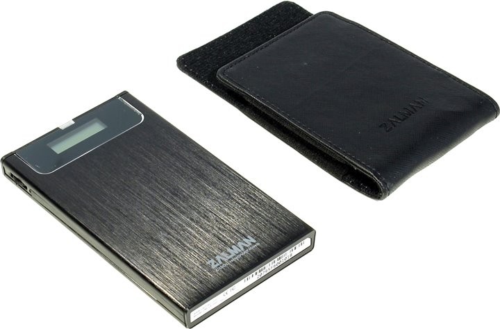 Бокс для жестких дисков Zalman ZM-VE350 Black (2.5" SATA, USB3.0, алюминий)