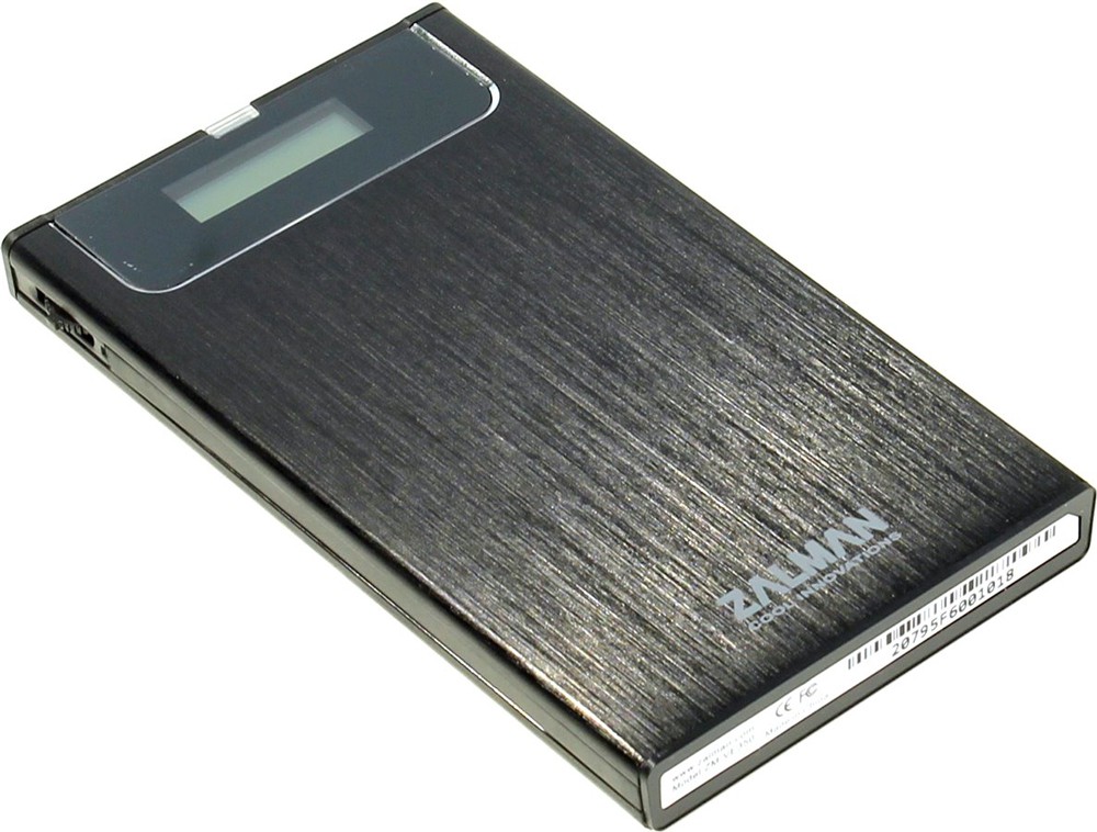 Бокс для жестких дисков Zalman ZM-VE350 Black (2.5" SATA, USB3.0, алюминий)