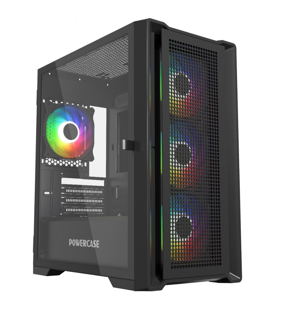 Корпус Powercase Alisio Micro X4B V2 (CAMCXB-A4)
