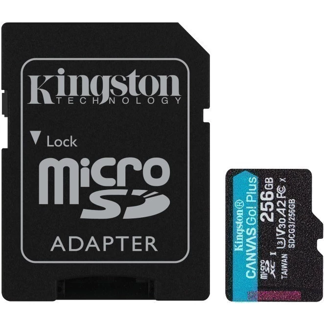 Карта памяти 256Gb Kingston Canvas Go! SDCG3/256GB