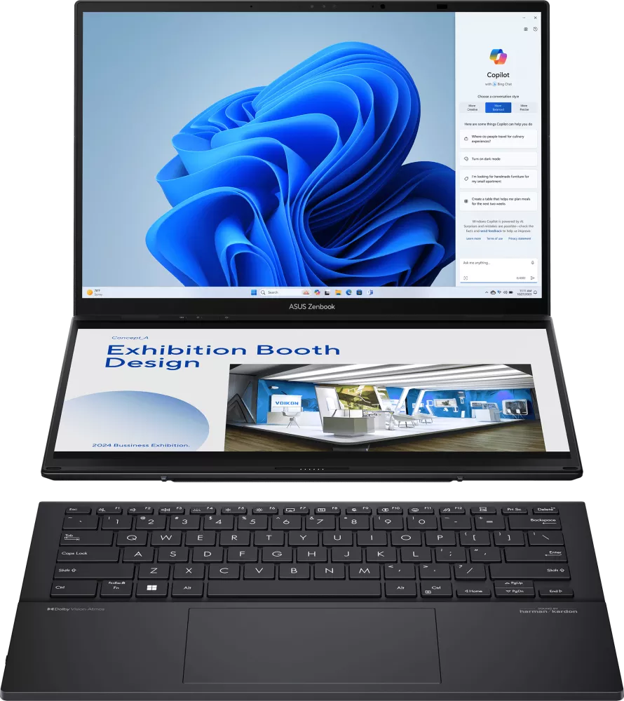 Ноутбук Asus Zenbook Duo 14 OLED (UX8406MA-QL056W)