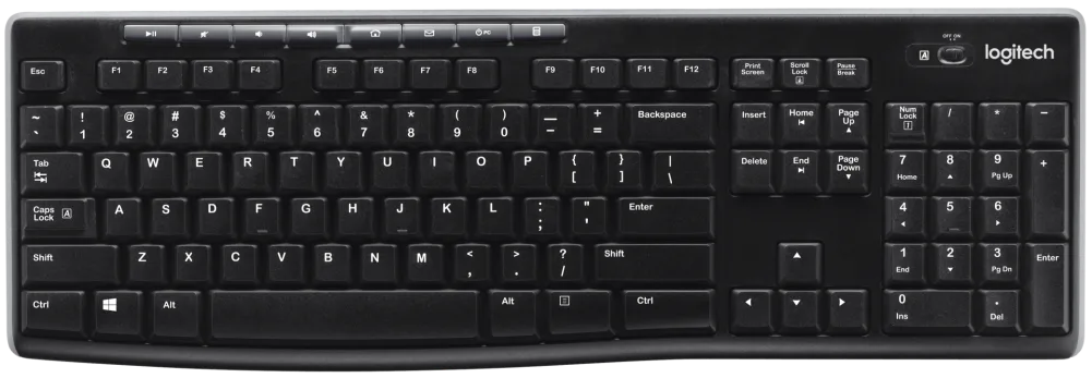 Клавиатура Logitech Wireless Keyboard K270 Black