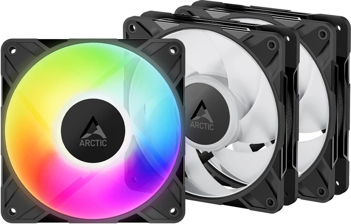 Набор вентиляторов Arctic P12 Pro A-RGB PWM PST 3xPack (ACFAN00310A)