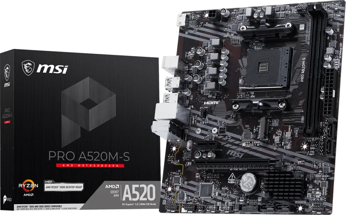 Материнская плата MSI PRO A520M-S