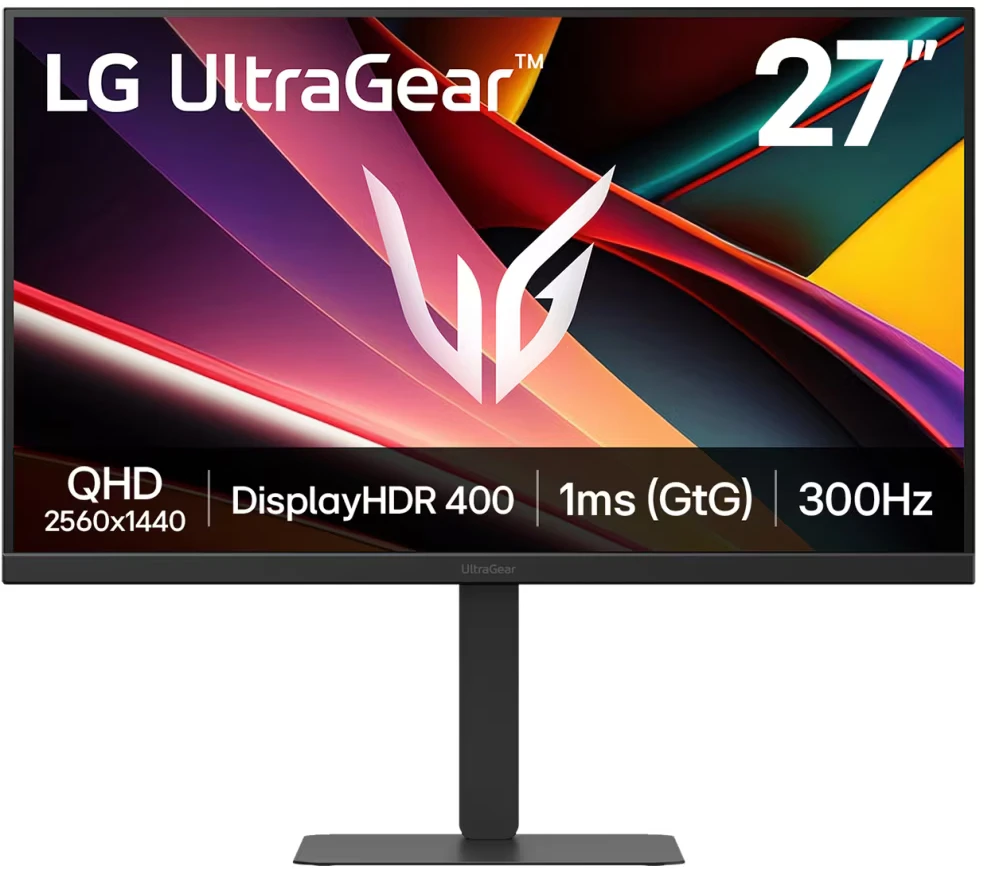 Монитор 27" LG UltraGear G6 27G640A-B 2560x1440 IPS 300Hz