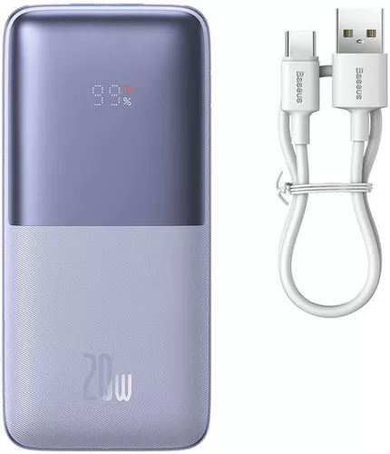 Портативное зарядное устройство Baseus Bipow Pro Digital Display Fast Charge 20W Overseas Edition (фиолетовый) (PPBD040205)