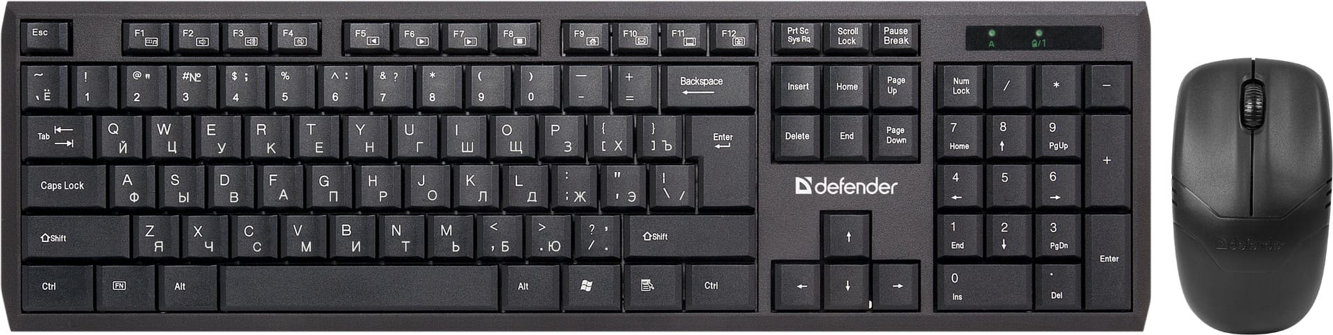 Клавиатура+ мышь Defender Harvard C-945 Nano (45945) (Радио, Black)