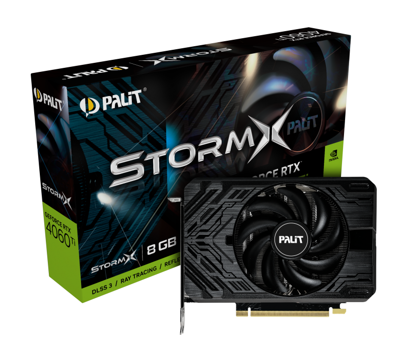 Видеокарта Palit RTX 4060Ti StormX (NE6406T019P1-1060F)