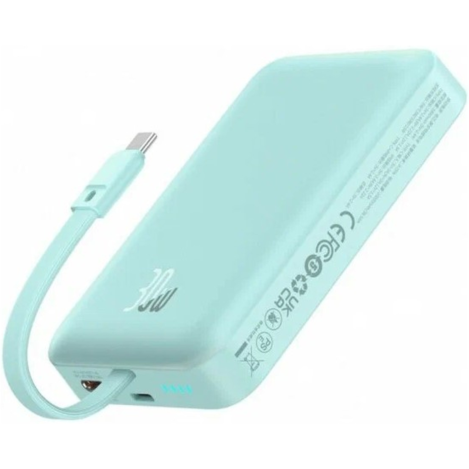 Портативное зарядное устройство Baseus Magnetic Fast Charge Power Bank Type-C Edition 30W (мятный) (P1002210B333-00)
