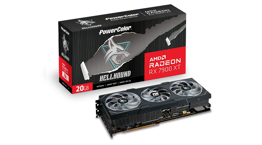 Видеокарта PowerColor RX 7900 XT (RX7900XT 20G-L/OC)