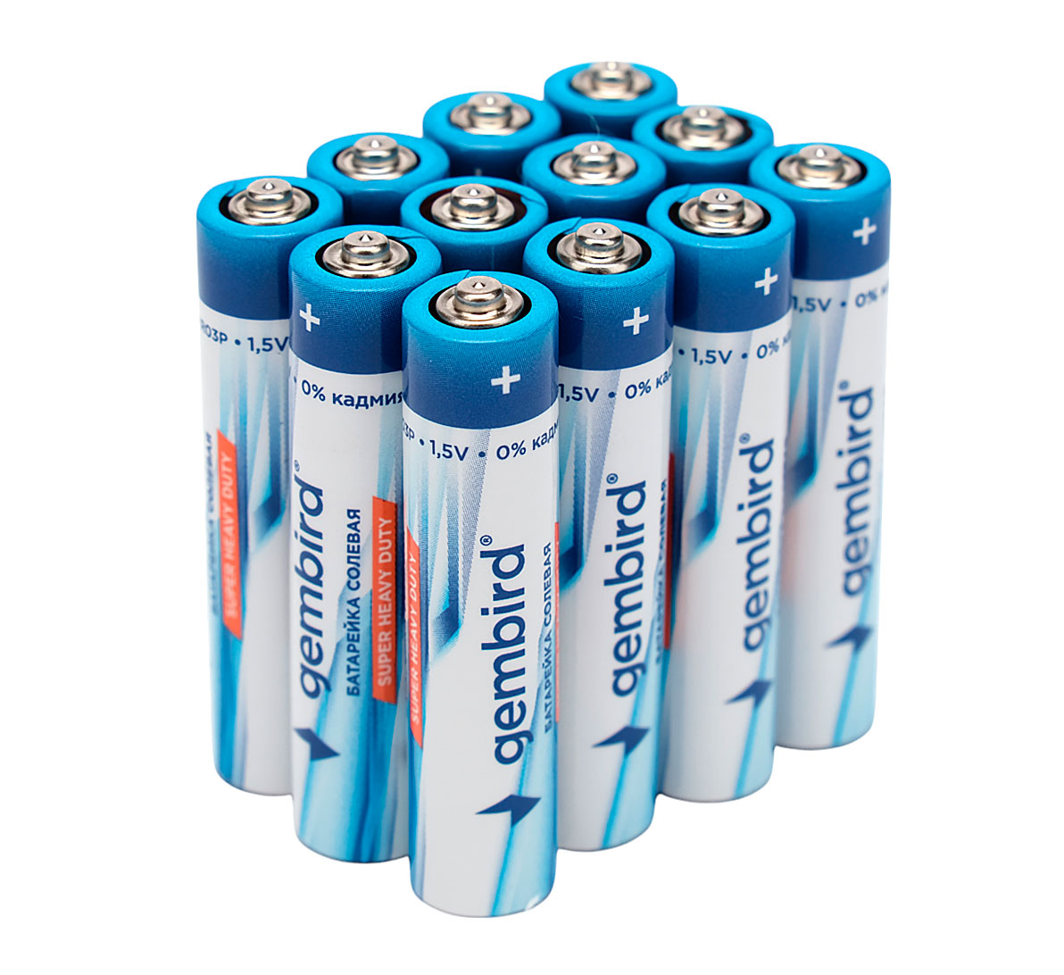 Батарейки Gembird GB-R03P-12F