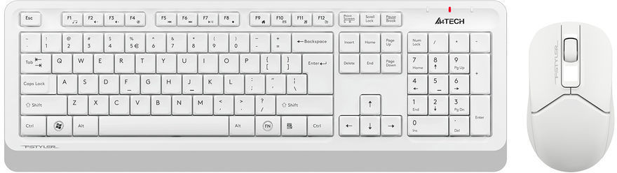 Клавиатура+мышь A4Tech Fstyler FG1012 (белый)