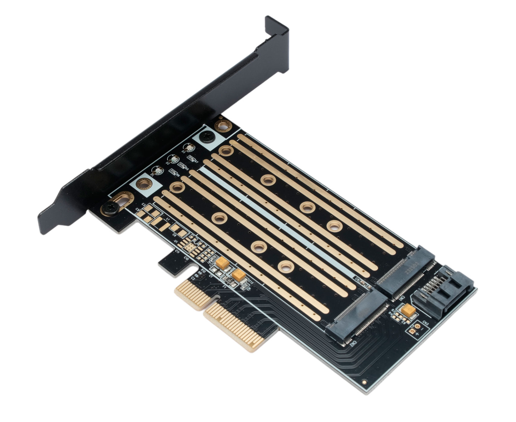 Контроллер Gembird MF-PCIE-NVME-SATA