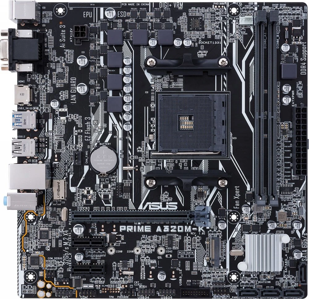 Материнская плата Asus PRIME A320M-K
