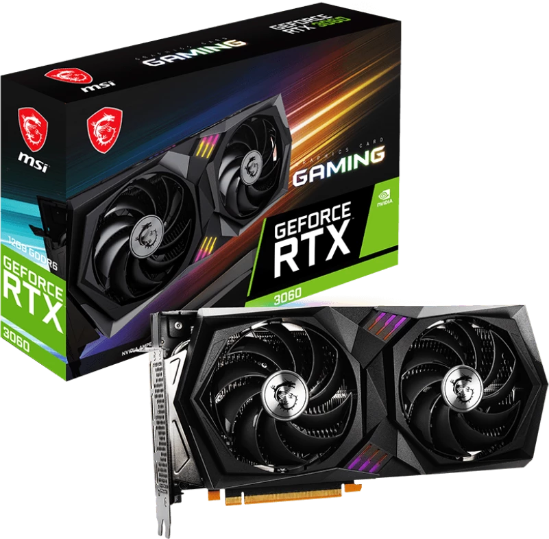 Видеокарта MSI RTX 3060 (RTX 3060 GAMING 12G)