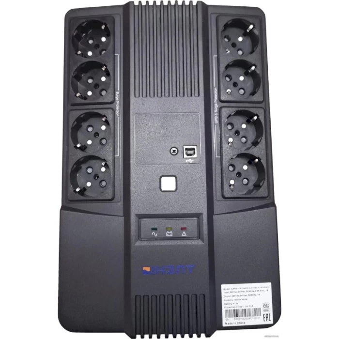 Источник бесперебойного питания 1000VA IНЭЛТ ALPHA 1K SCHUKO-8 (IN1050-AL-SCH8-KS)