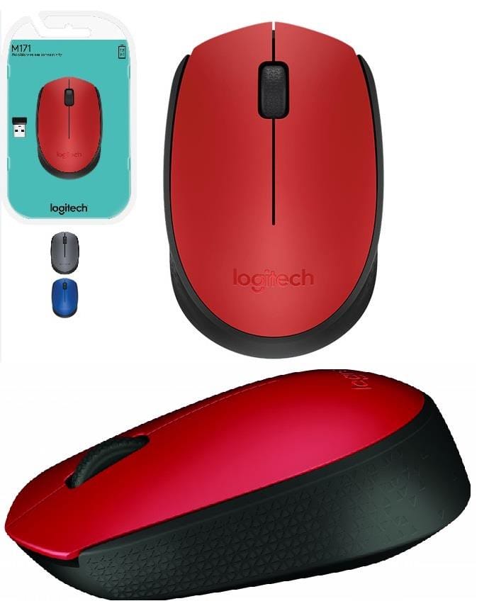 Беспроводная мышь Logitech M171 (910-004641) Red (1000dpi, 3 кнопки)