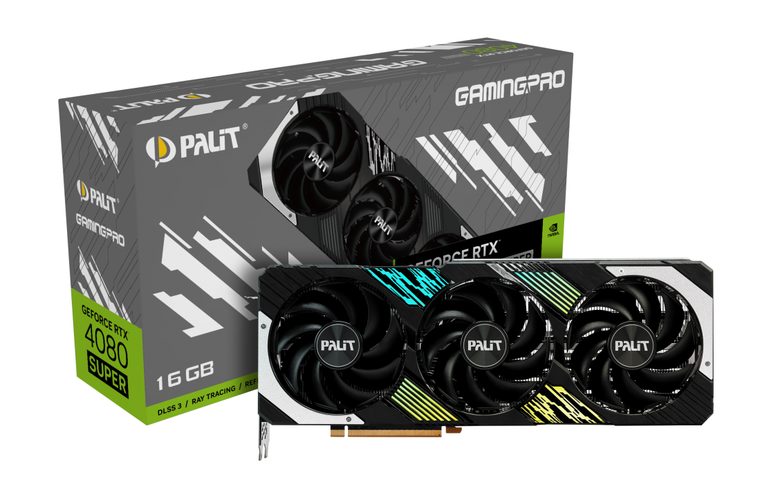Видеокарта Palit RTX 4080 Super GamingPro (NED408S019T2-1032A)
