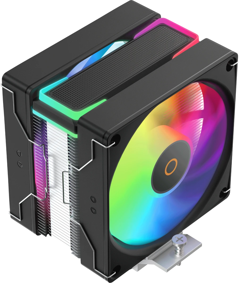 Вентилятор Ocypus Delta A40 SE BK Dual Fan ARGB (Delta-A40-BK2AAWN00S-GL)