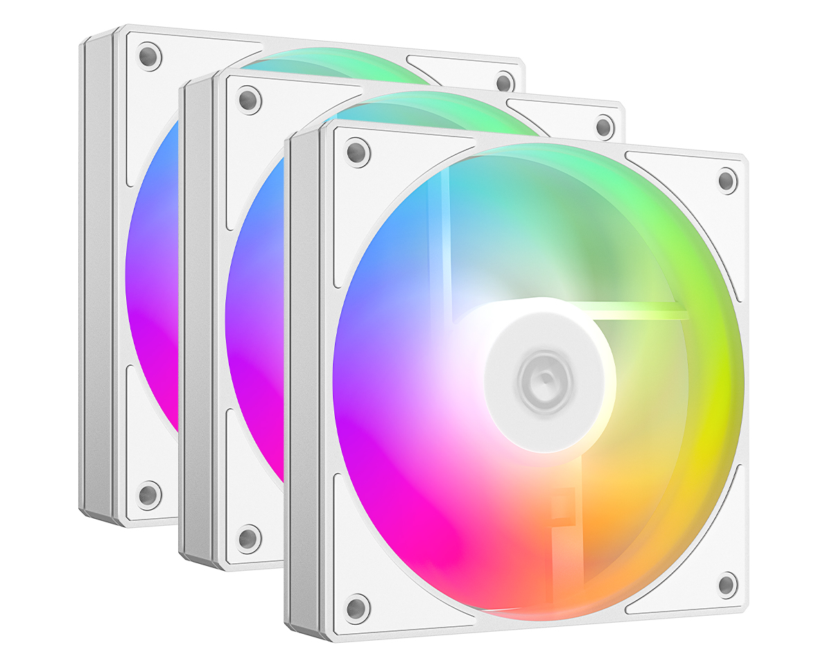 Набор вентиляторов ID-Cooling AS-120-ARGB-W Trio