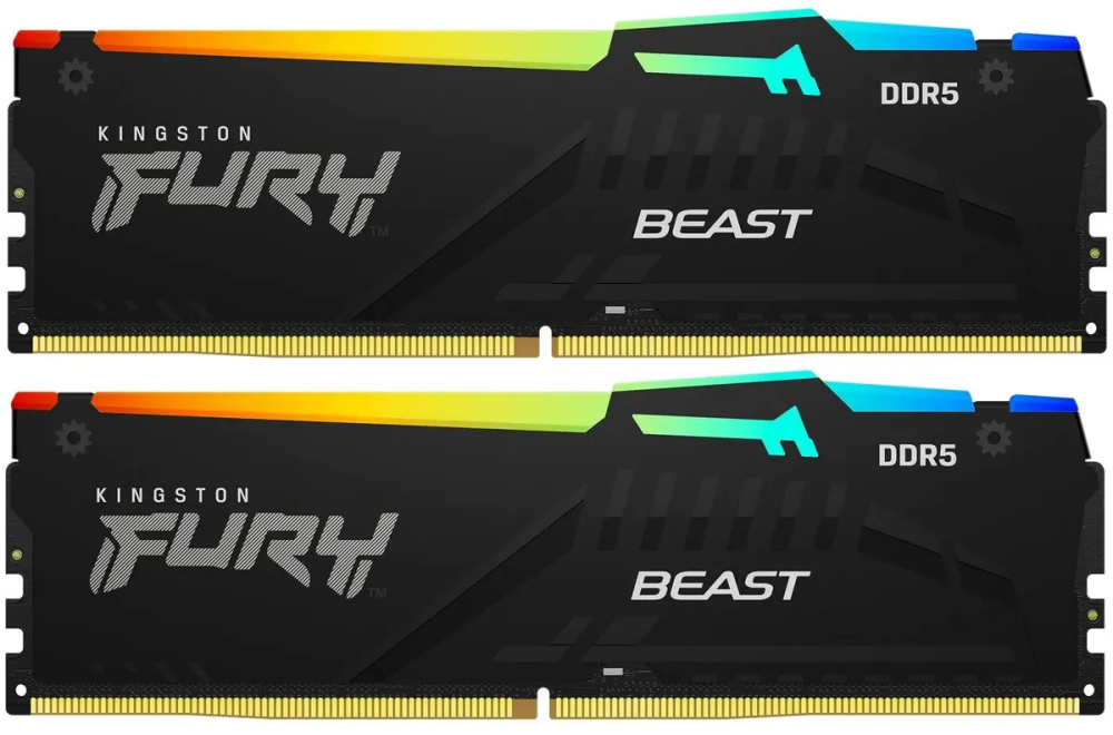Модуль памяти 16Gb (2*8Gb) Kingston FURY Beast RGB (KF560C30BBEAK2-16)