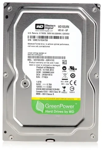 Жесткий диск 1Tb Western Digital AV-GP (WD10EURX)