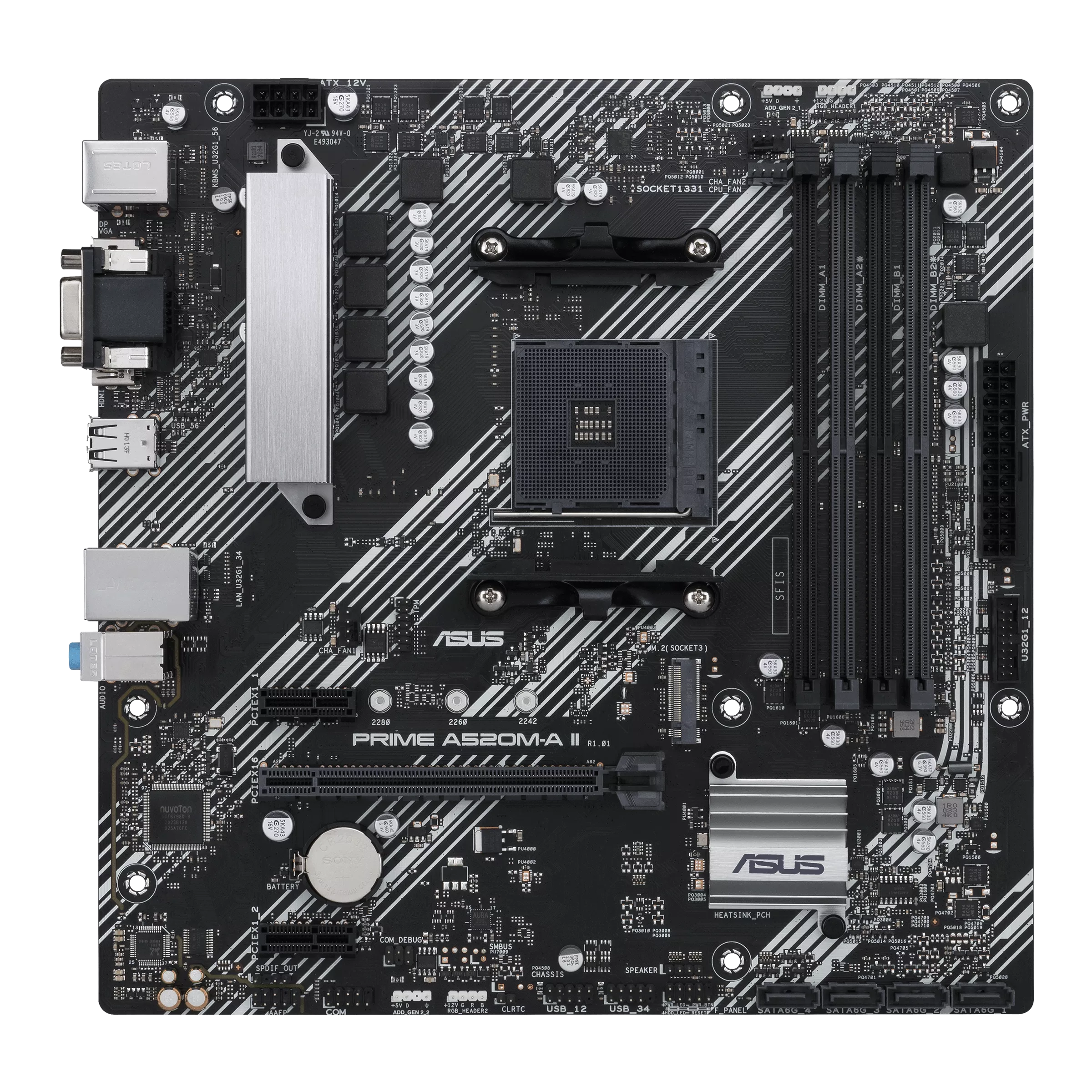 Материнская плата Asus A520M-A II/CSM