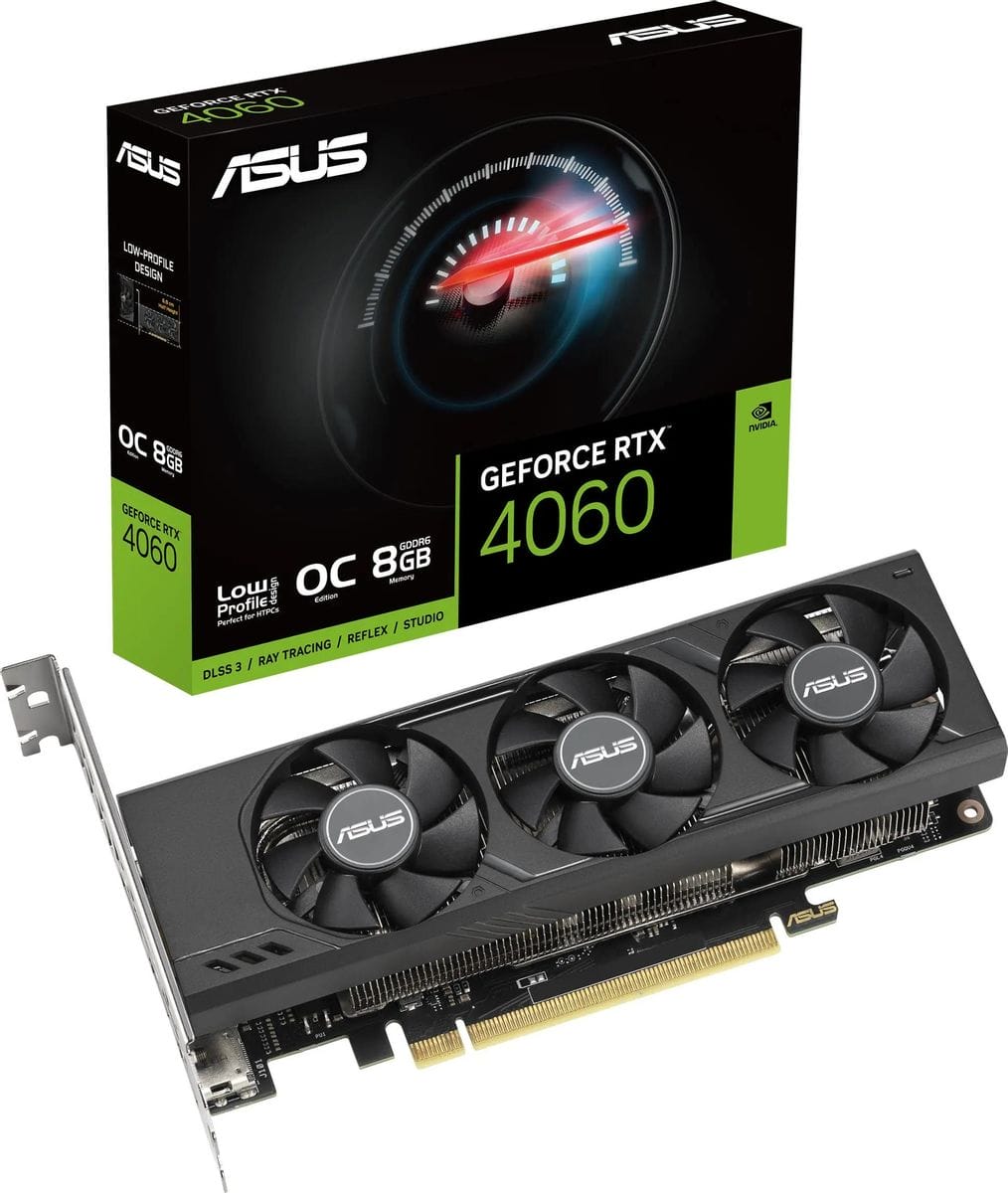 Видеокарта Asus RTX 4060 LP BRK OC Edition 8GB (RTX4060-O8G-LP-BRK)