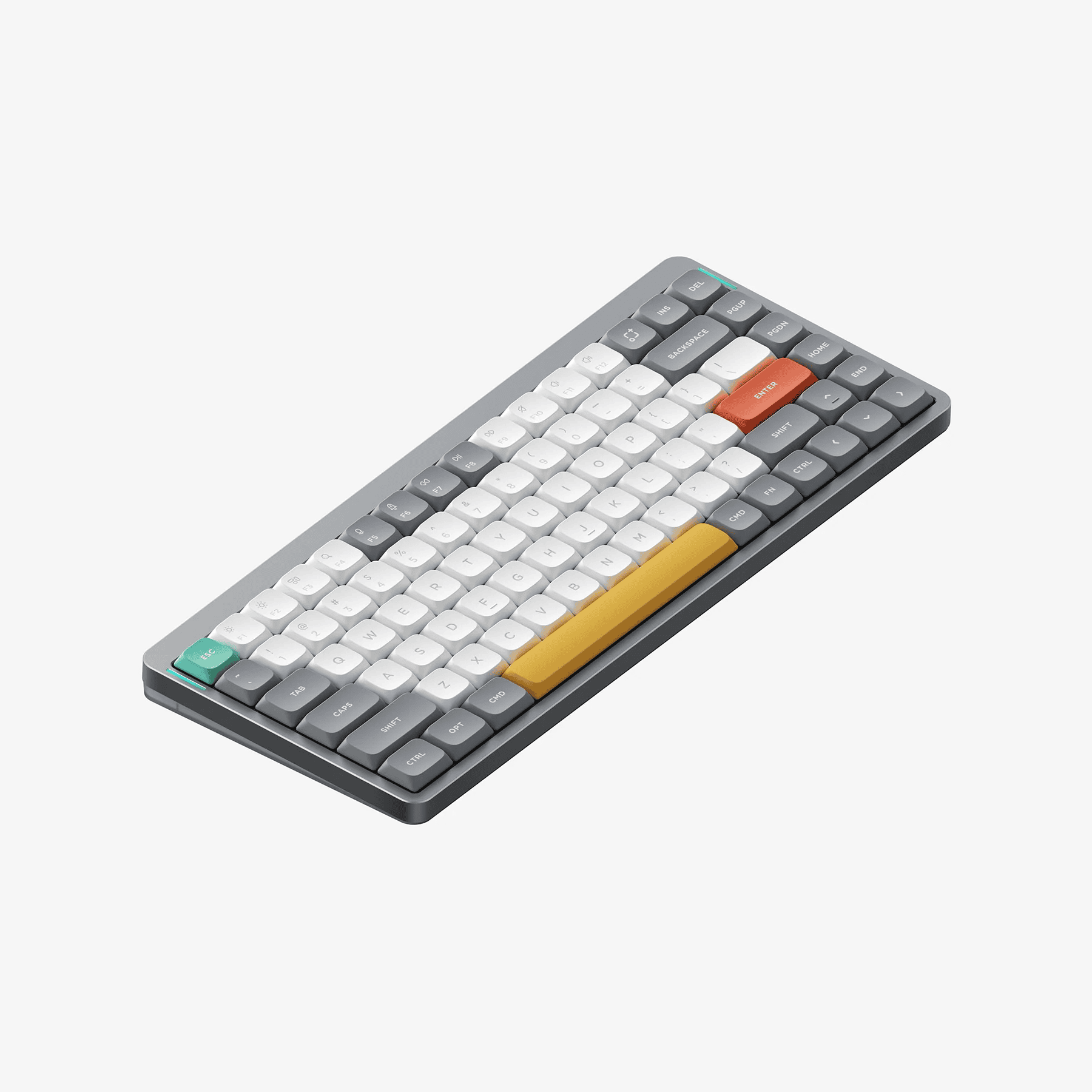 Клавиатура Nuphy AIR75v2 Lunar Gray Blue Switch (AIR75v2-LG-2)